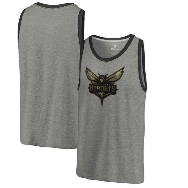 Charlotte Hornets Fanatics Branded Camo Collection Prestige Tri-Blend Tank Top - Heathered Gray,We sell and wholesale Charlotte Hornets Fanatics Branded Camo Collection Prestige Tri-Blend Tank Top - Heathered Gray on line form chian!